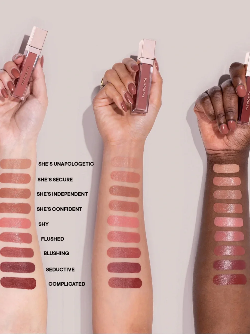 Patrick Ta Silky Lip Creme Lip Gloss — She’s Secure